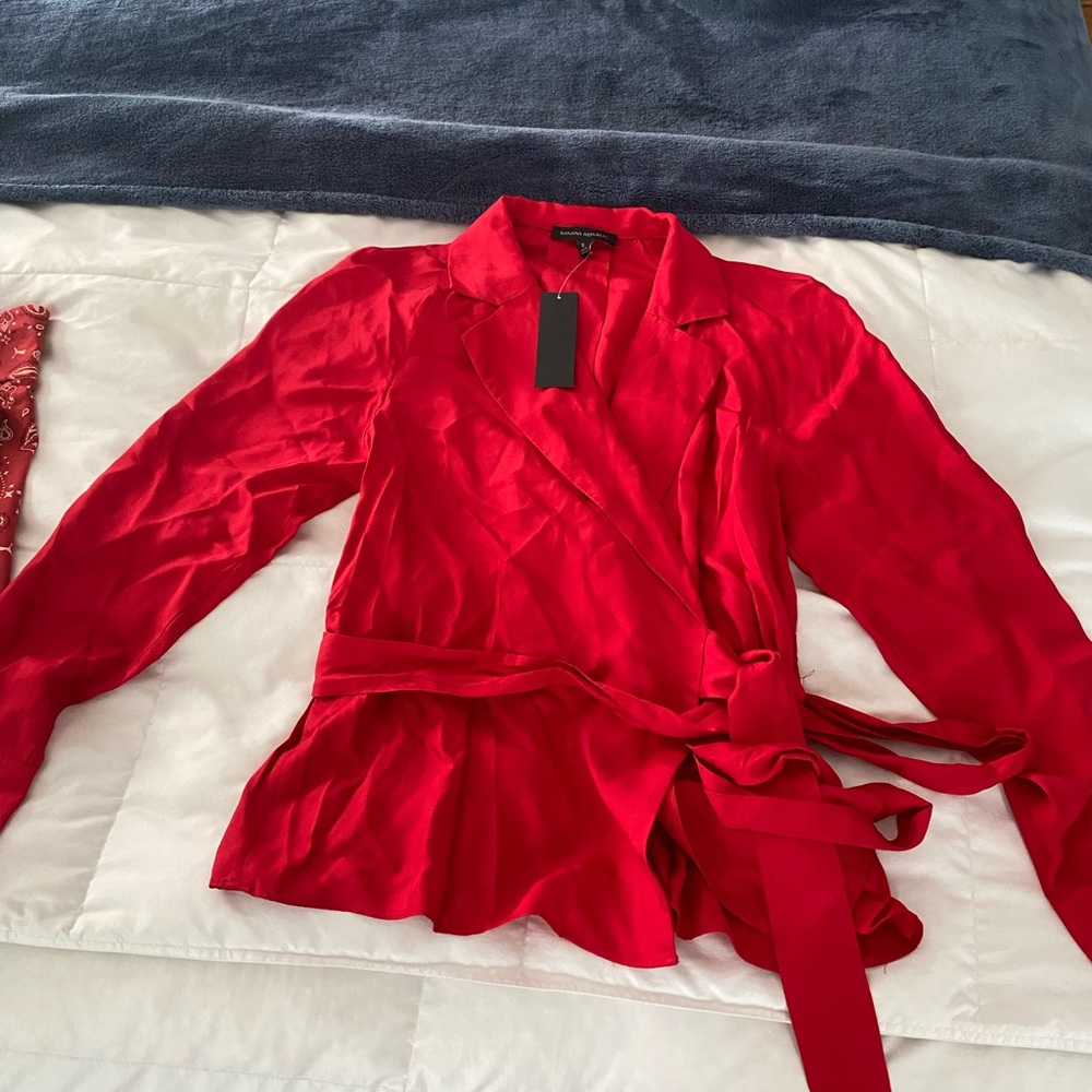 NWT Red work top